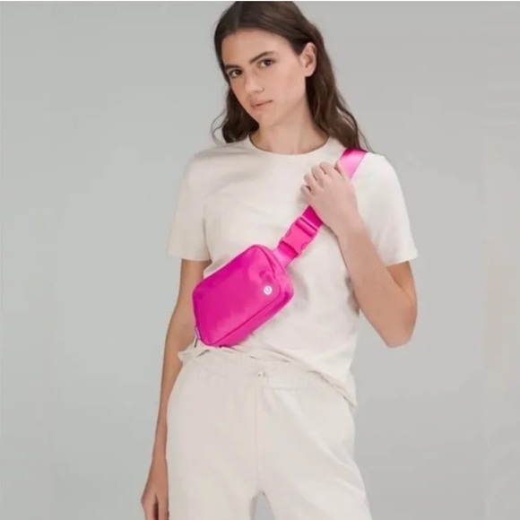 lululemon athletica Bags Lululemon Crossbody Bag Sonic Pink Poshmark